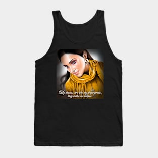 Deepika Padukone Drawing Tank Top